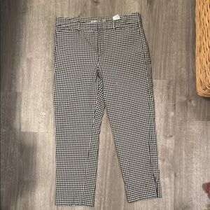 Houndstooth Patterned Pants